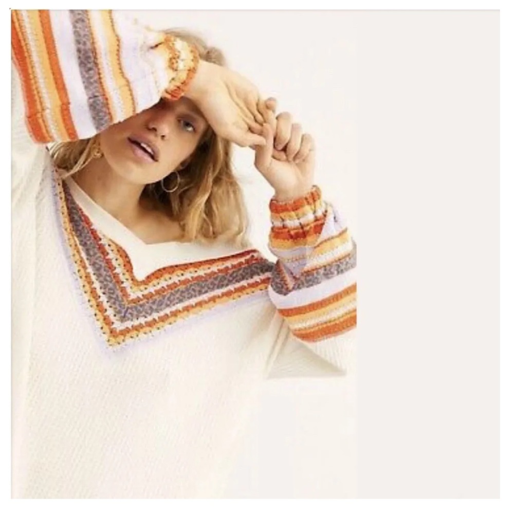 Free People Copenhagen Thermal Top // Long Sleeve, Sweater // Small